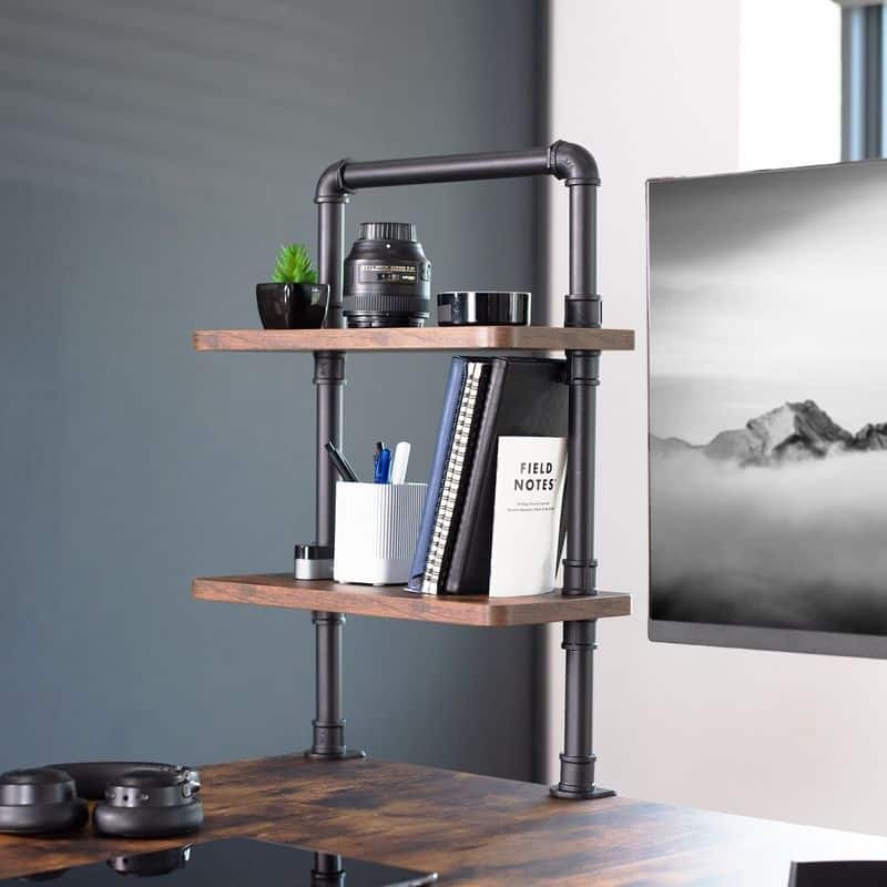 Industrial Pipe Shelves