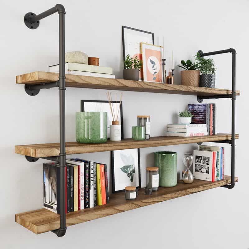 Industrial Pipe Shelving