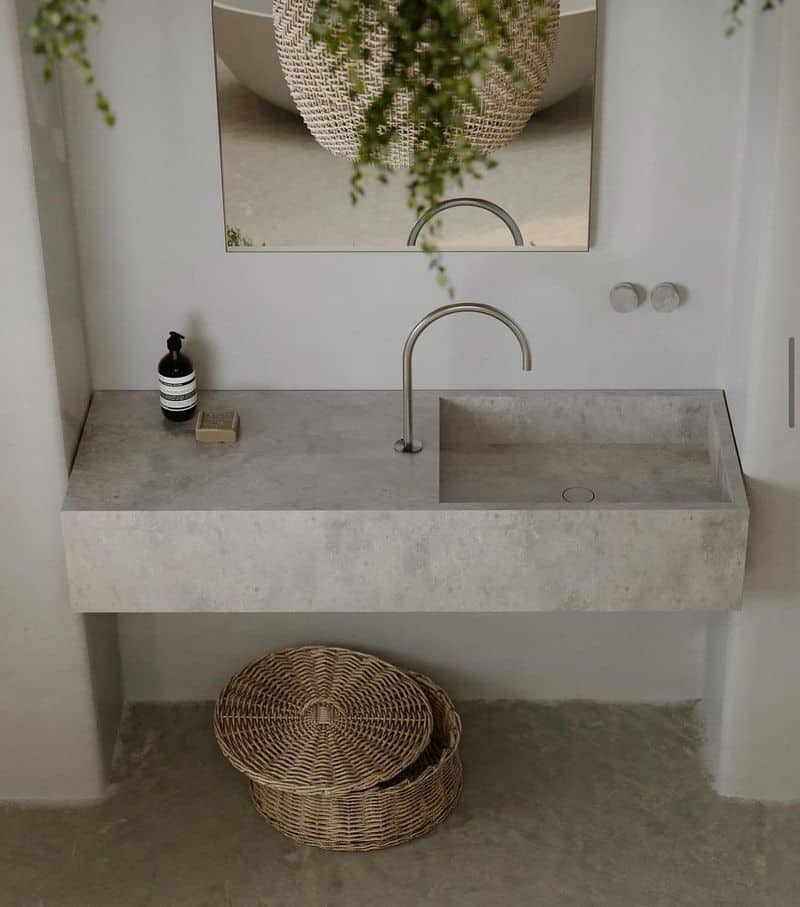 Integrated Concrete Sink