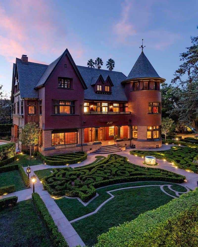 Kat Von D's Gothic mansion, California