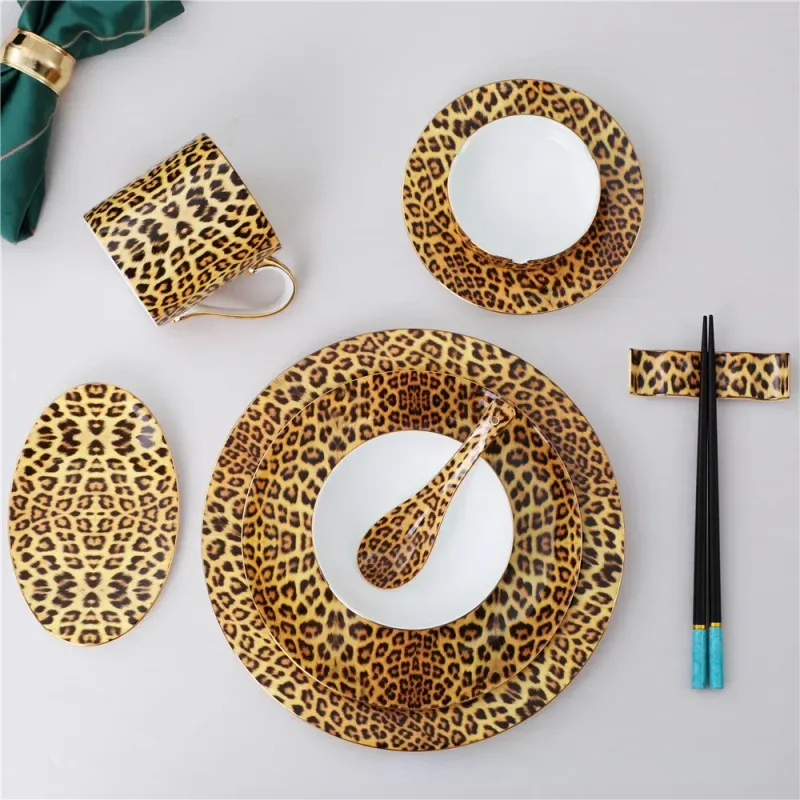 Leopard Print Tableware