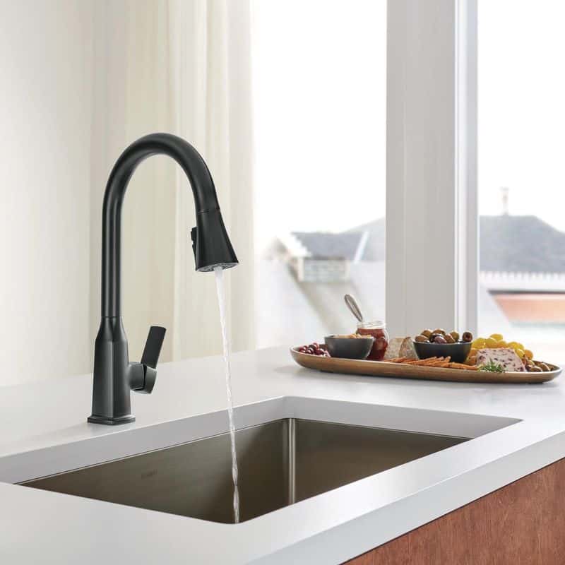 Matte Black Single Handle Faucet