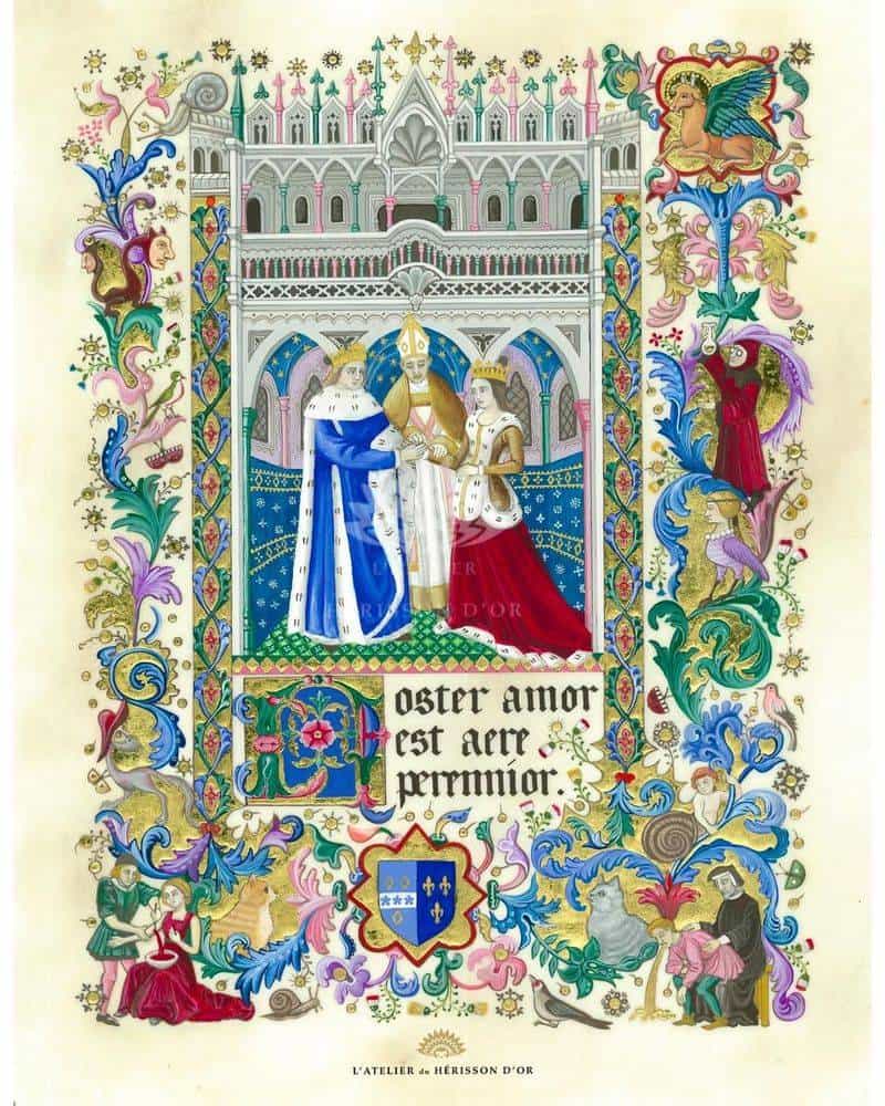 Medieval Illuminated Manuscript Pages