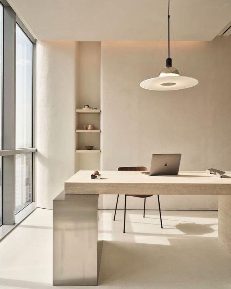 Microcement Office Desks