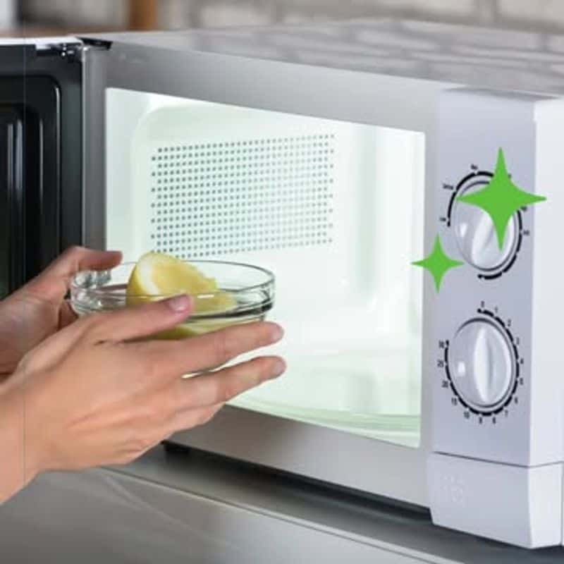 Microwave a Bowl with Water and Lemons