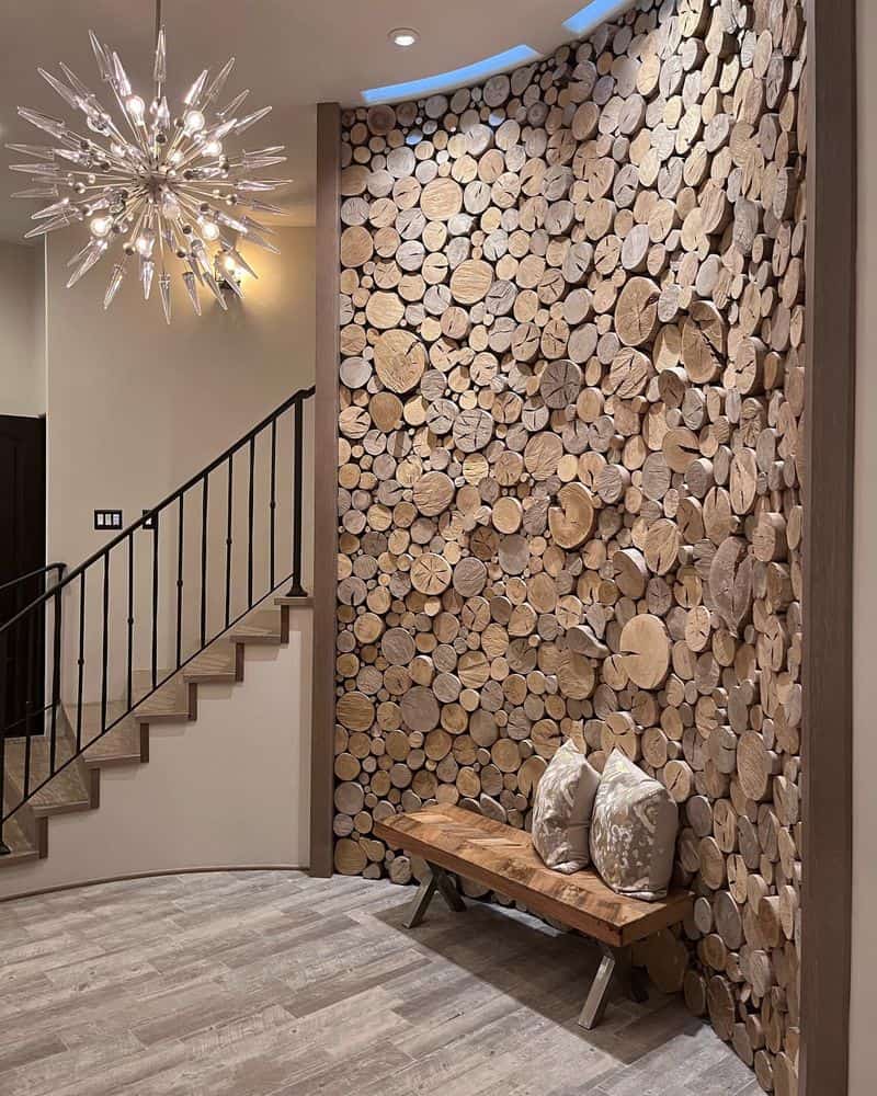 Natural Log Slice Wall