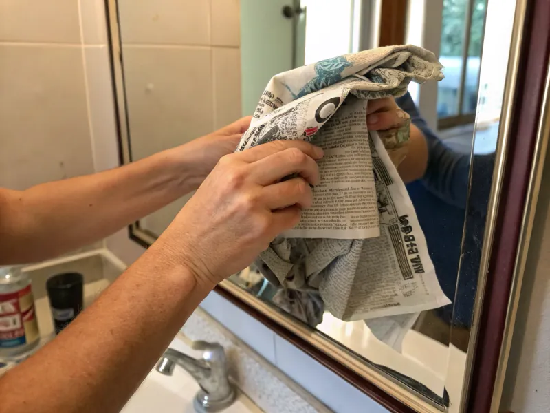 Newspaper Wiping Technique