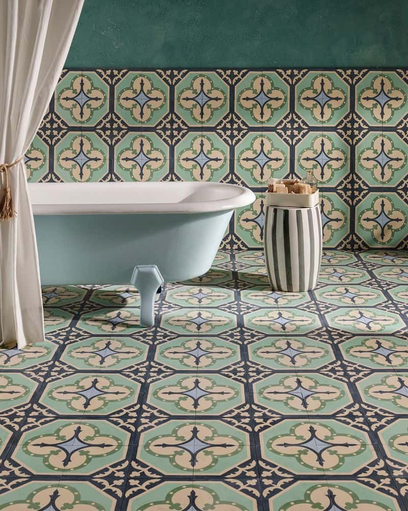 Patterned Cement Tiles