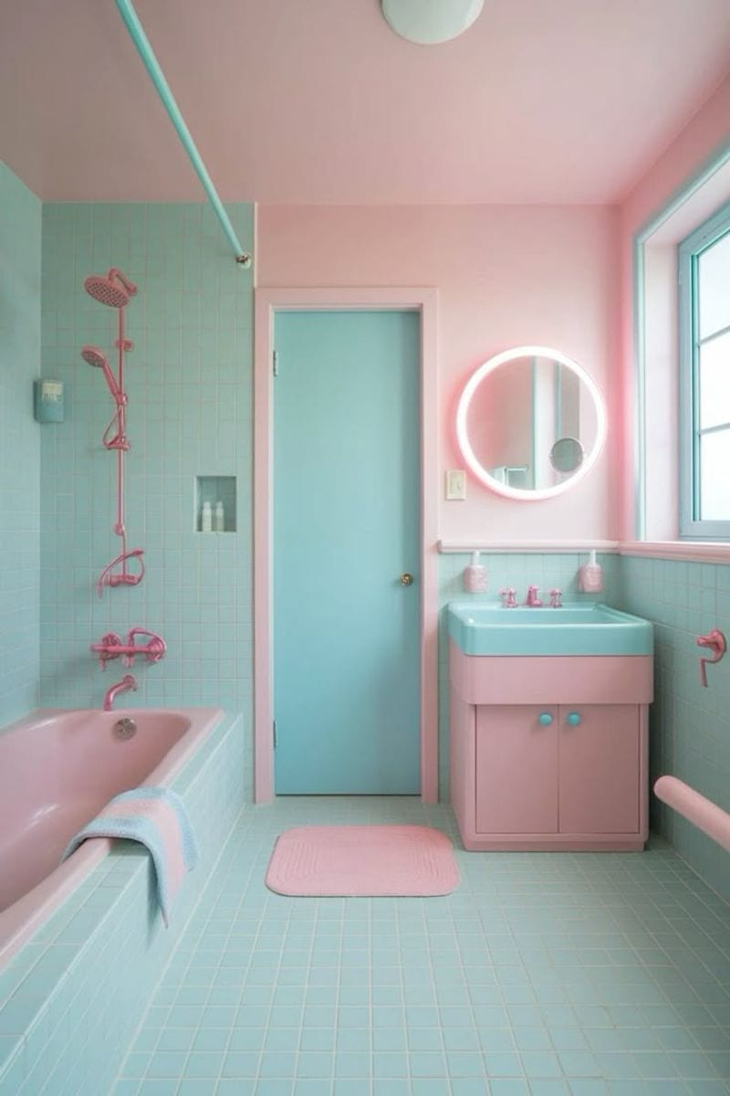 Pink and Mint Combo