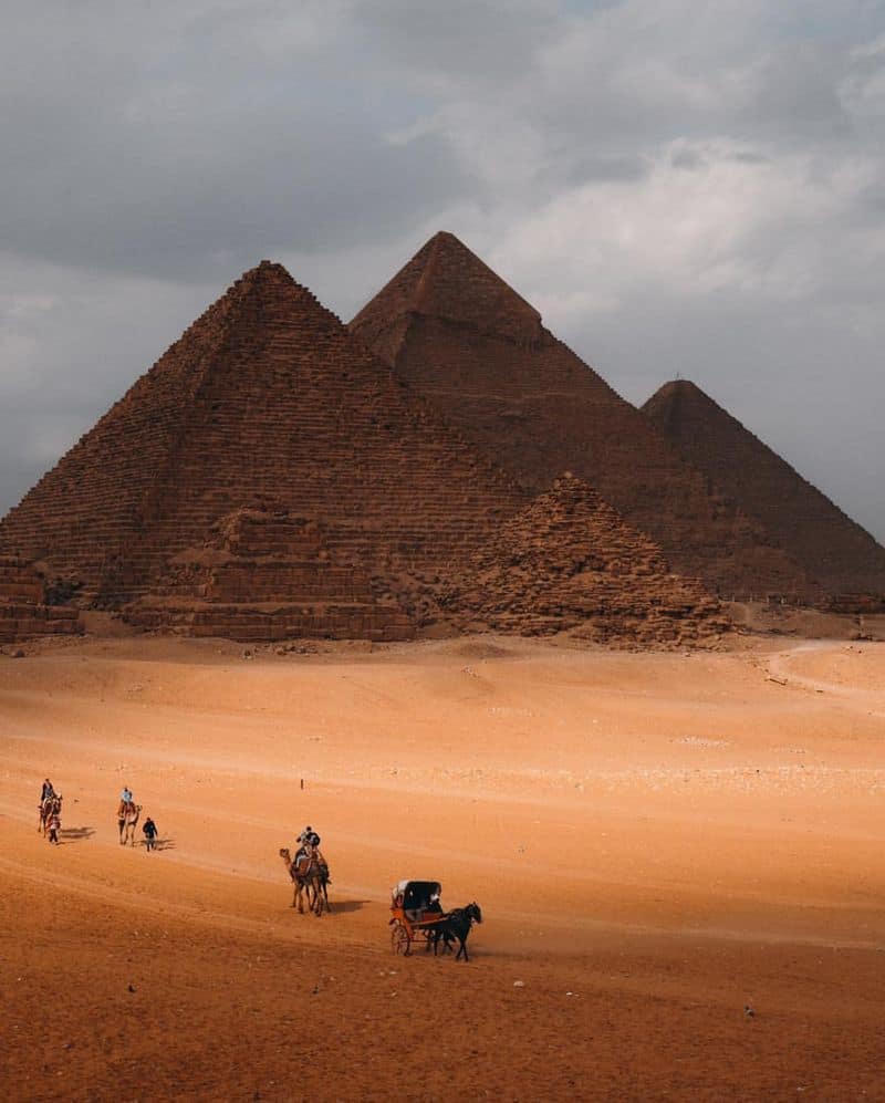 Pyramids of Giza, Egypt (c. 2560 – 2500 BC)