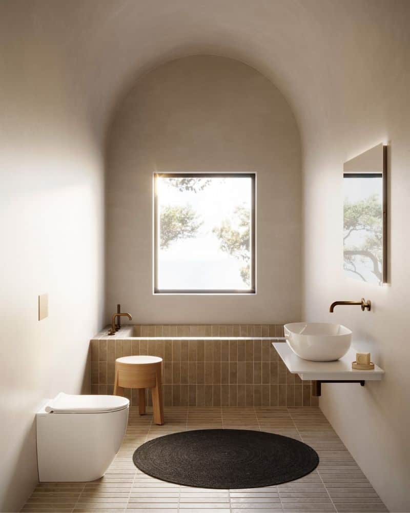 Sandstone Bathroom Serenity