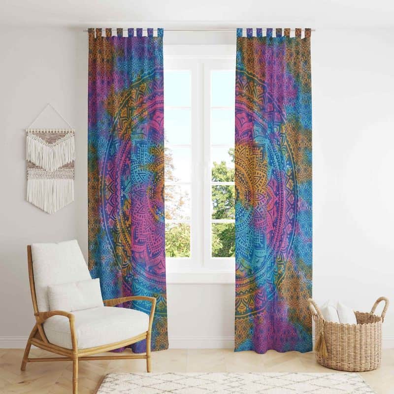 Tie-Dye Curtains