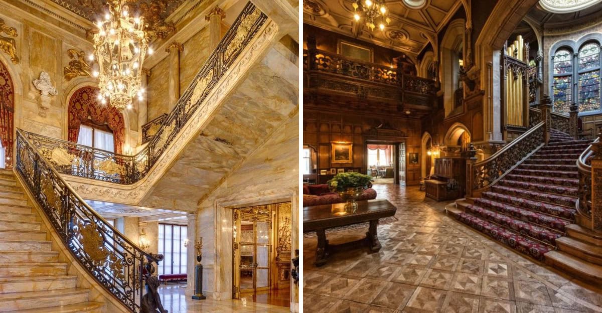 Unveiling 25 Luxurious Homes of the Gilded Age’s Richest Families