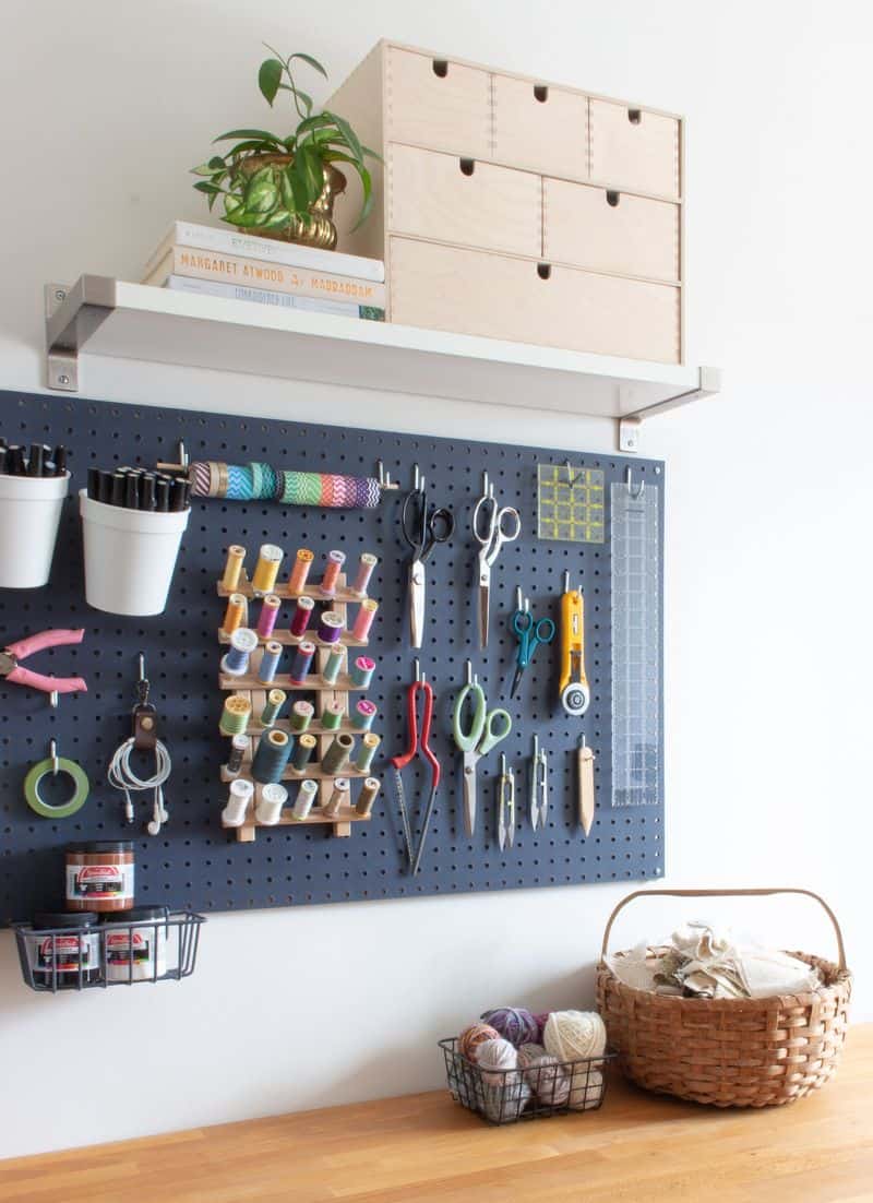 Pegboard Organization