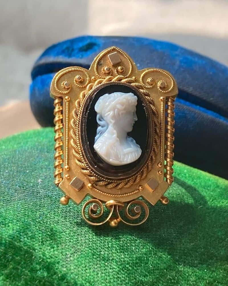 Victorian Era Cameo Brooches