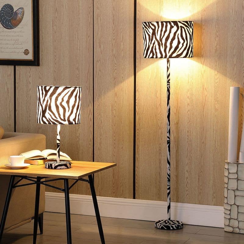 Zebra Print Lampshade