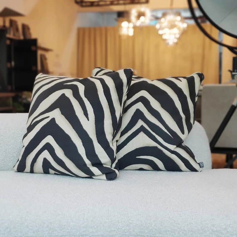 Zebra Print Throw Pillows