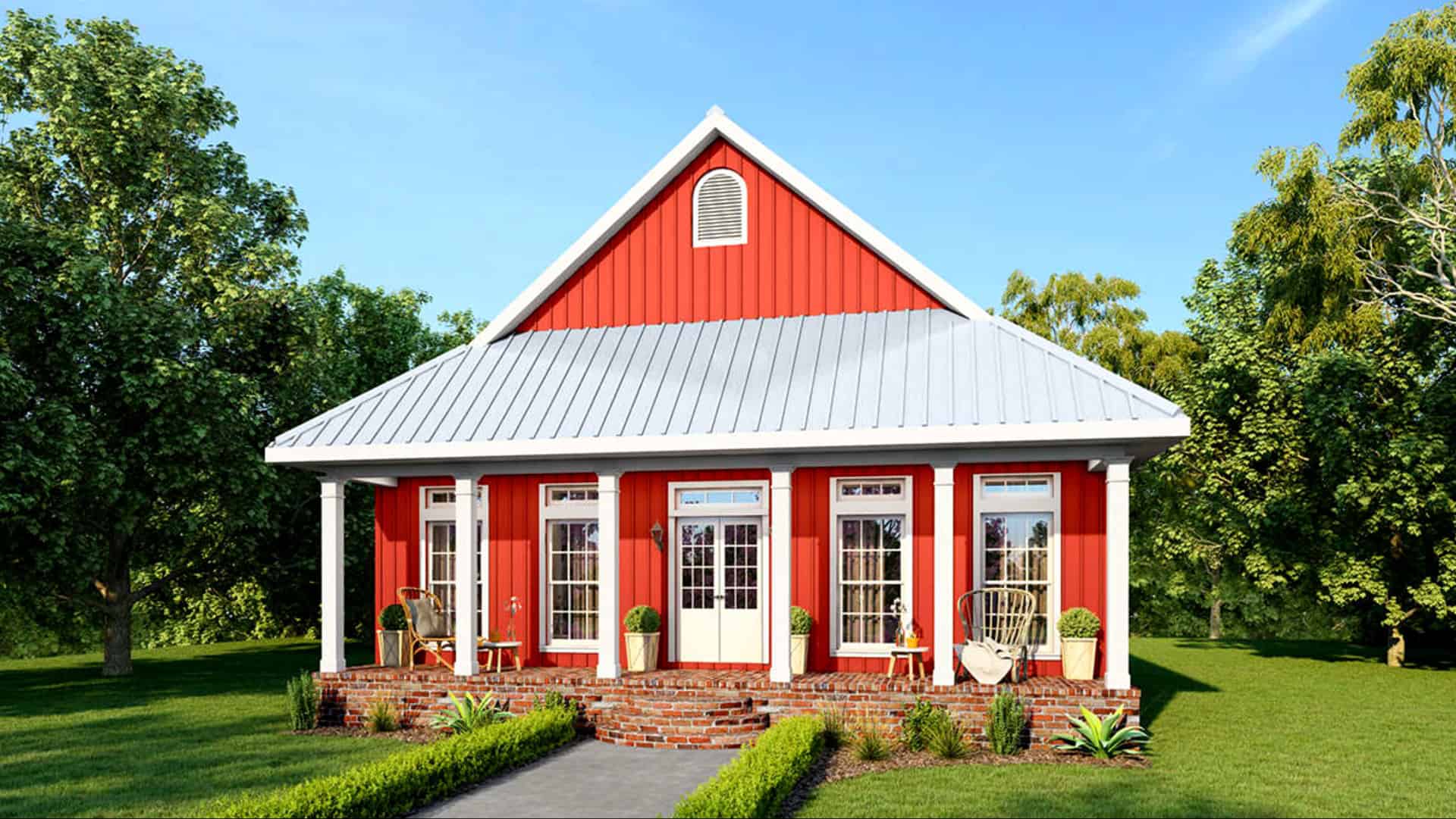 The Cutest Barndominium Plan for Your Cozy Country Escape