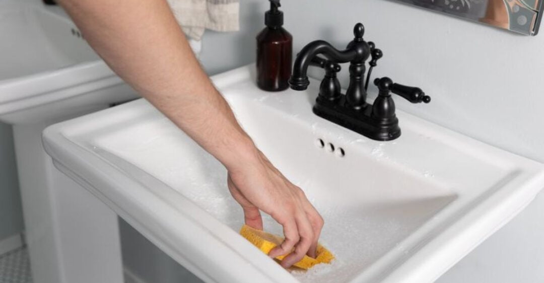 10 Easy Ways To Clean A Porcelain Sink To Bring Back The Shine – DecoFond