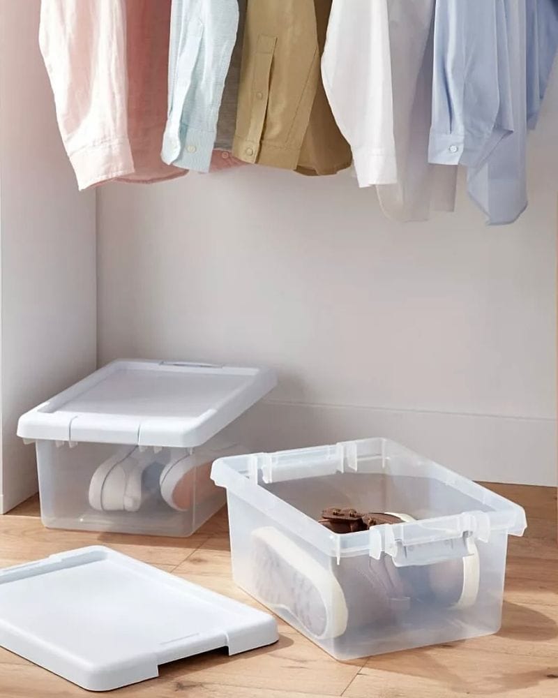 Clear Storage Bins