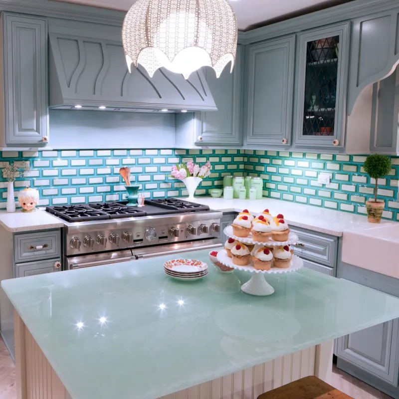 Recycled Glass Island
