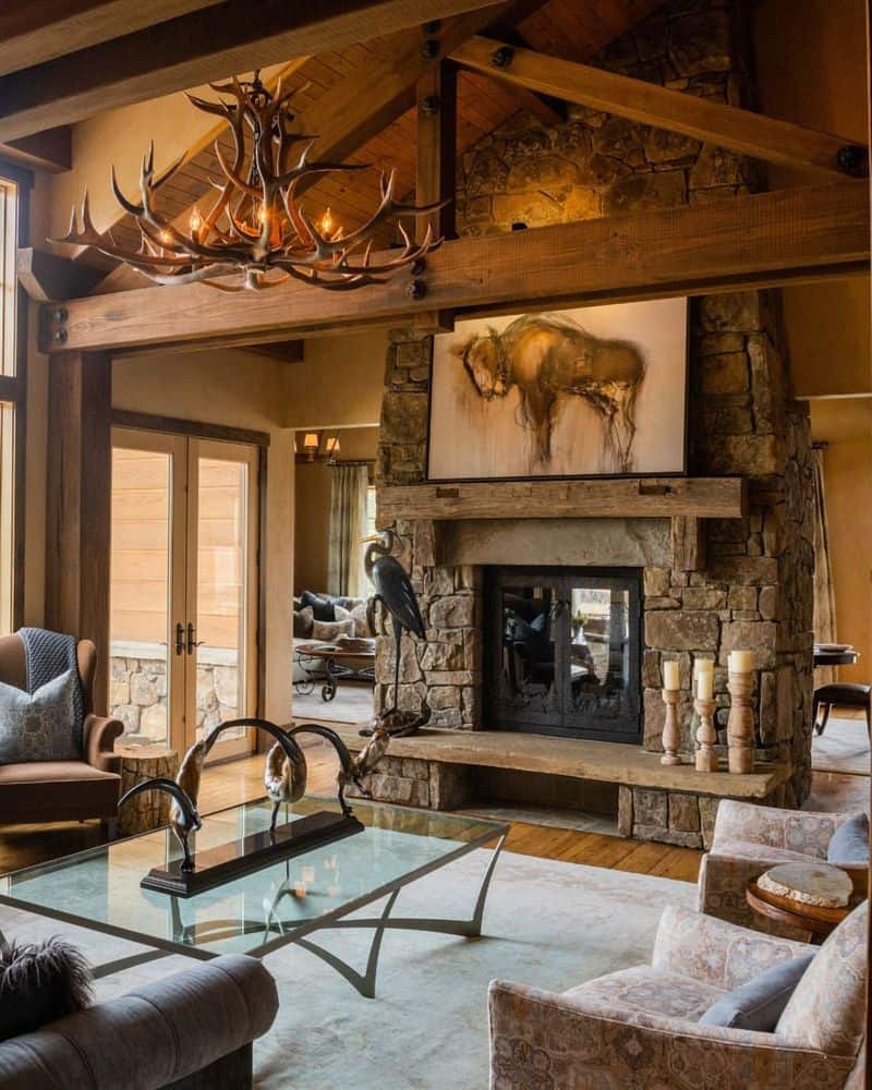 Rustic Living Room Charm