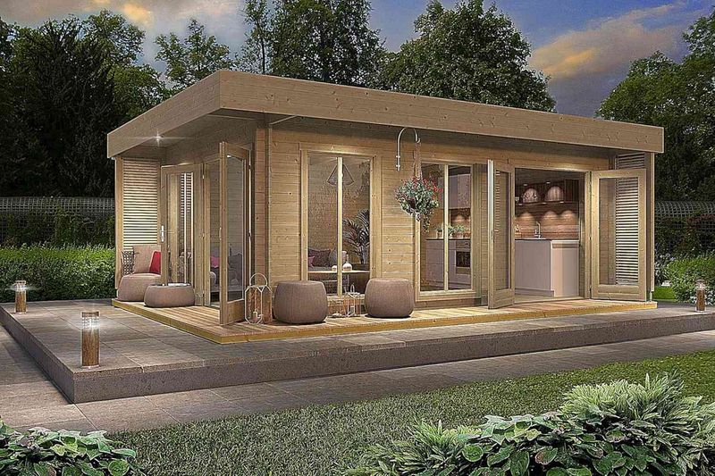 Allwood Solvalla Studio Cabin Kit