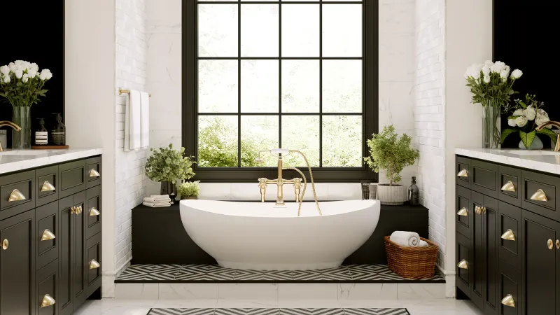 Freestanding Tub: Aesthetic Appeal