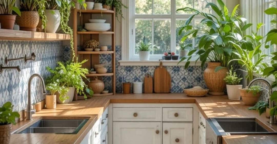 10 Rustic Boho Kitchen Ideas That Bring Flair Into Your Home DecoFond