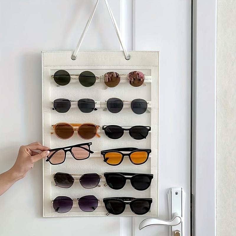 18-Slot Sunglasses and Eyeglasses Organizer