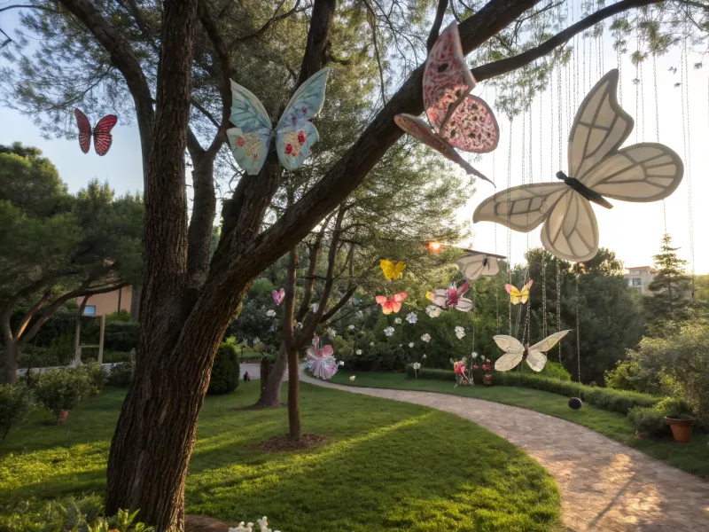 Abstract Butterfly Swarm