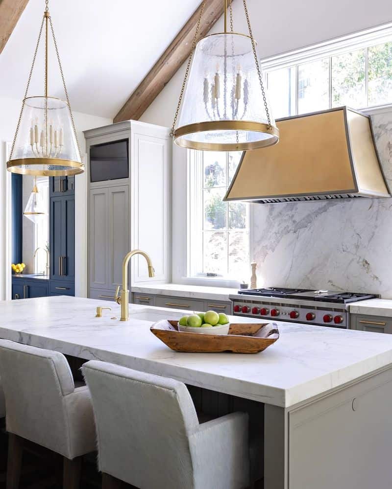 Add Metallic Lighting Fixtures