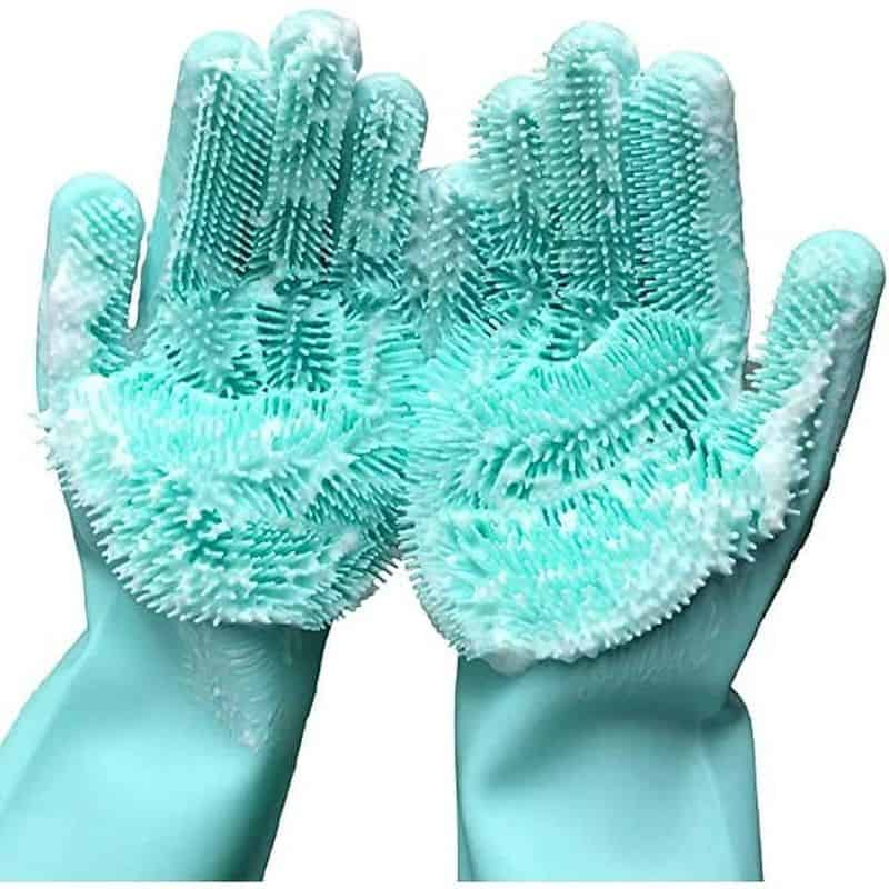 Rubber Glove Hair Collector