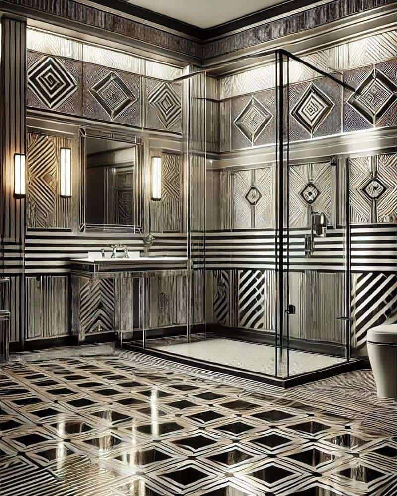 Art Deco Monochrome Delight
