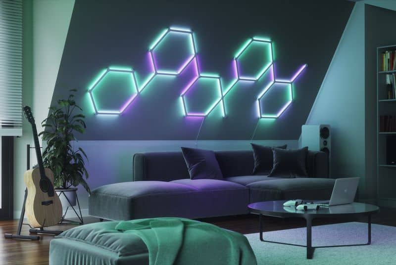 Color-Changing LED Blinds