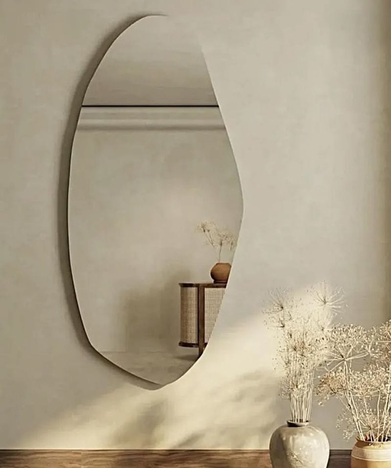 Artistic Asymmetrical Mirror