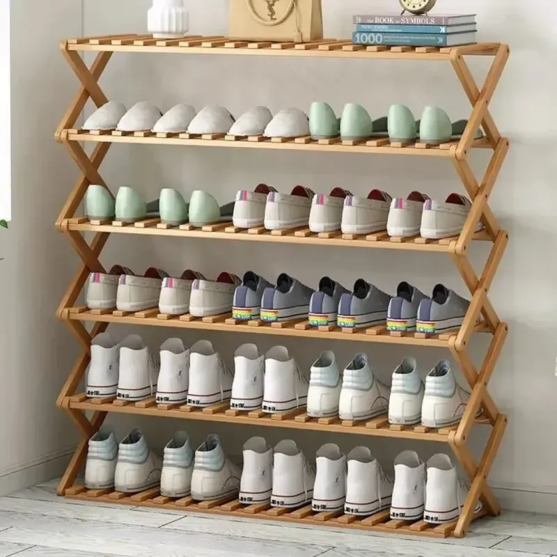 Bamboo Shoe Rack