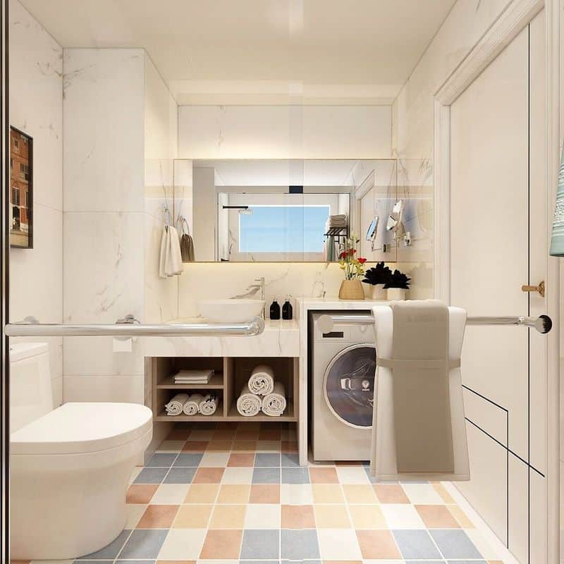 Bathroom and Laundry Room Hybrid