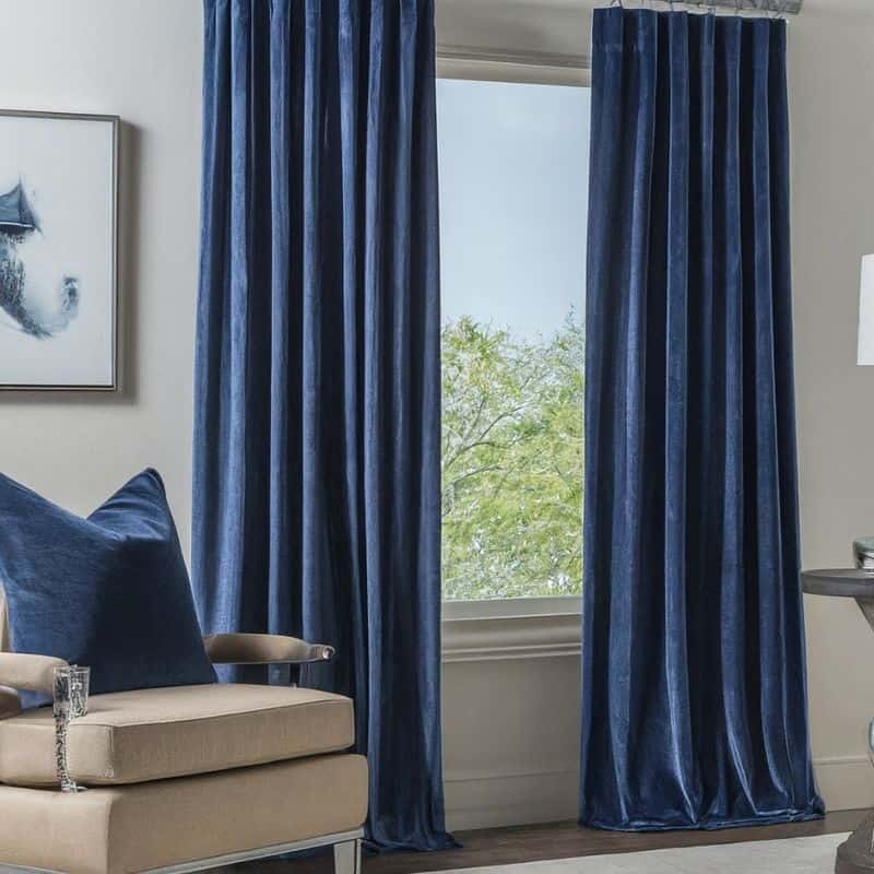 Navy Blue Curtains