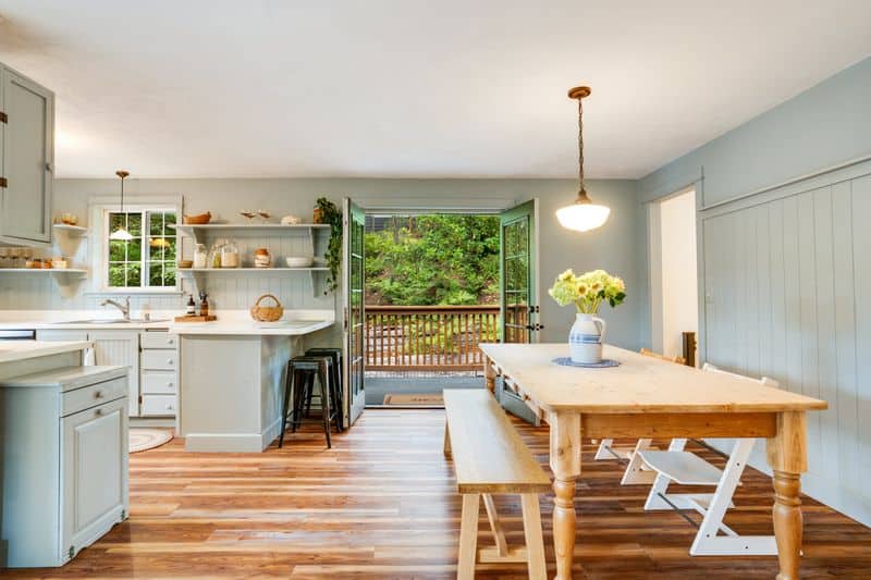 Sun-dappled Orchard Kitchen