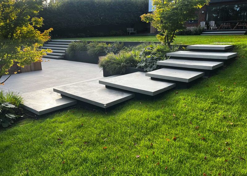 Concrete Slab Steps