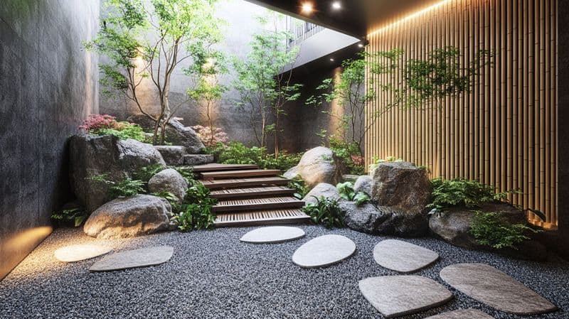 Stone Zen Garden Sculpture