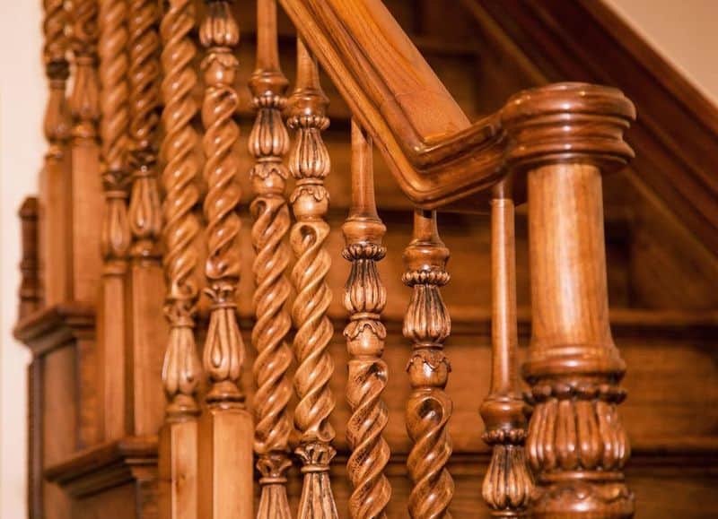 Carved Wooden Staircases