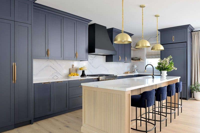 Navy Blue Kitchen