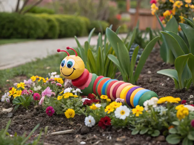 Cheerful Garden Caterpillar