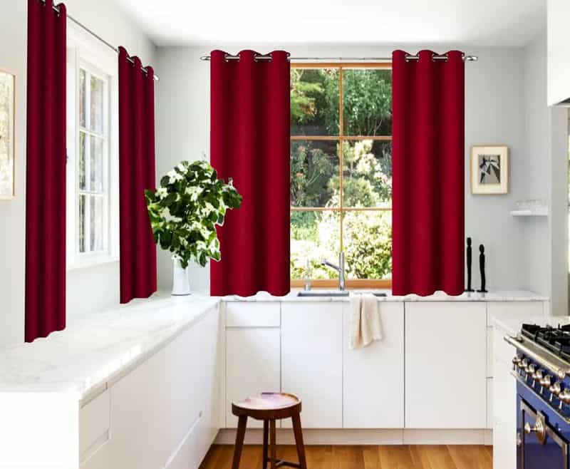 Cherry Patterned Curtains