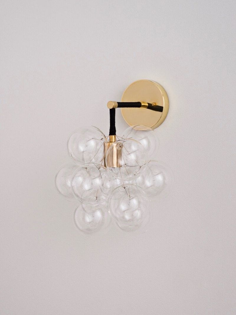 Contemporary Glass Bubble Sconce