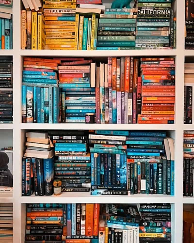 Color-Coordinated Library