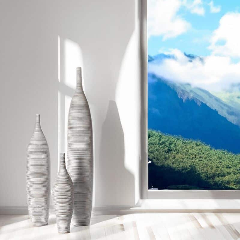 Sculptural Floor Vase