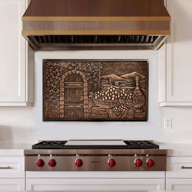 Copper Backsplash